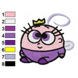 Baby Poof Oddparents Embroidery Design
